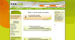 Desktop Screenshot of pakami.fr